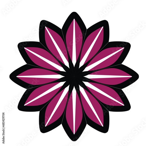 Beautiful decoration ornament mandala design
