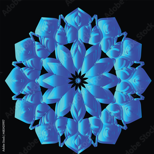 Beautiful decoration ornament mandala design
