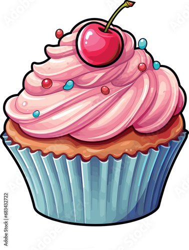 A Cupcake Beautifully Frosted