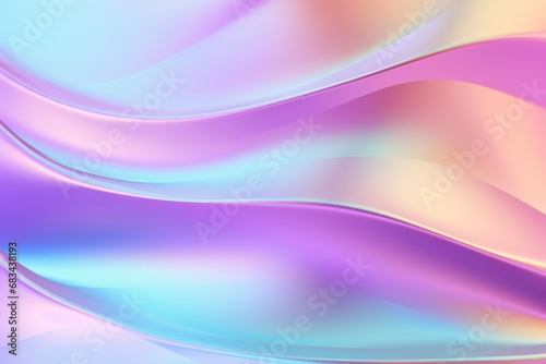 Gradient bright background, pink blue color summer wallpaper with silk texture.