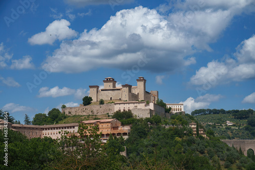 View of Spoleto  Umbria  Italy
