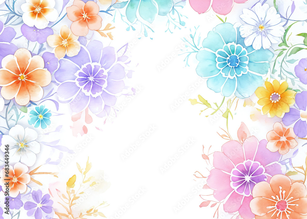 A vibrant tapestry of blooming petals, painted in watercolor, intertwined in a whimsical pattern on soft fabric, evoking a sense of lively beauty and free-spiritedness. A vibrant tapestry of blooming petals, painted in watercolor, intertwined in a whimsical pattern on soft fabric, evoking a sense of lively beauty and free-spiritedness.
