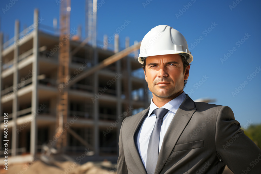 a man in a suit and tie standing in front of a building a man in a suit and tie standing in front of a building