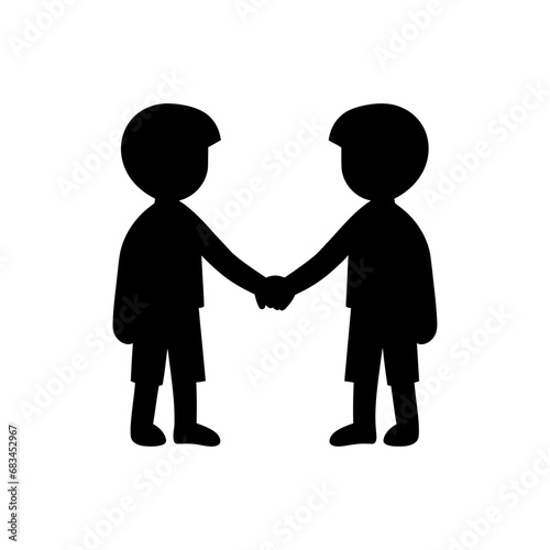 A lifelong friend icon - Simple Vector Illustration