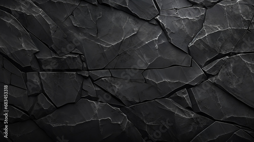 Dark rock background. the art of abstract black texture