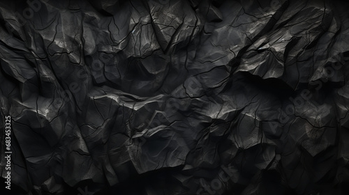 Dark rock background. the art of abstract black texture