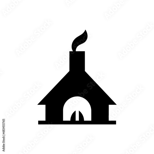 Chimney icon - Simple Vector Illustration