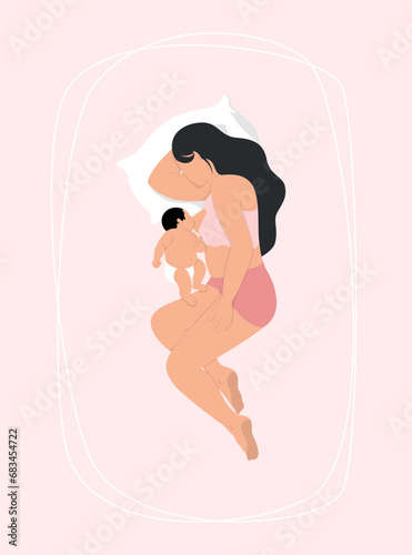 mother breastfeeding baby