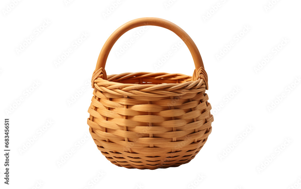 Basket on Clear Background