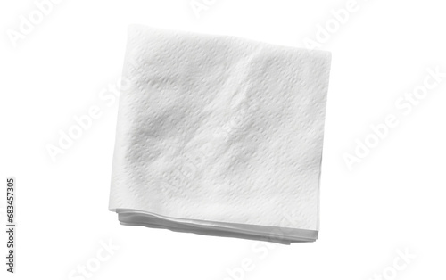 A Paper Napkin on a Background, Transparent