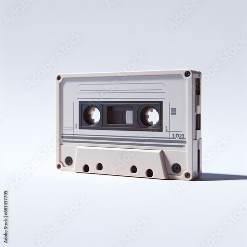 tape cassette in 90s 80s Y2K theme