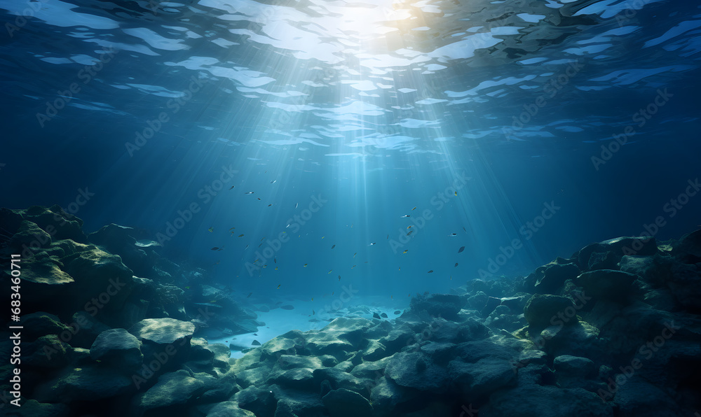 space background Underwater Wonders concept