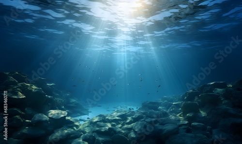 space background Underwater Wonders concept