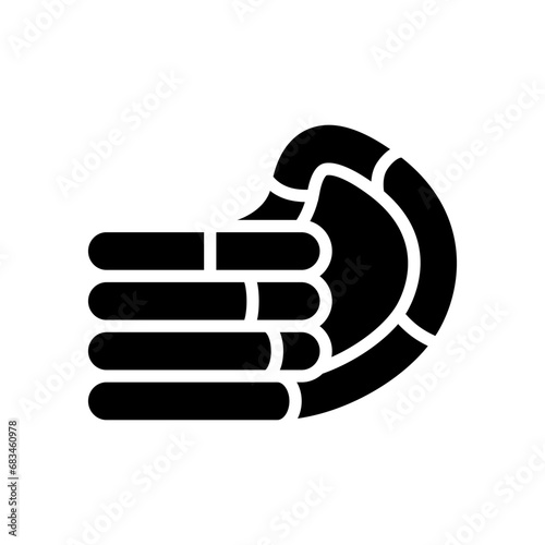 tangle toy fidget glyph icon vector. tangle toy fidget sign. isolated symbol illustration