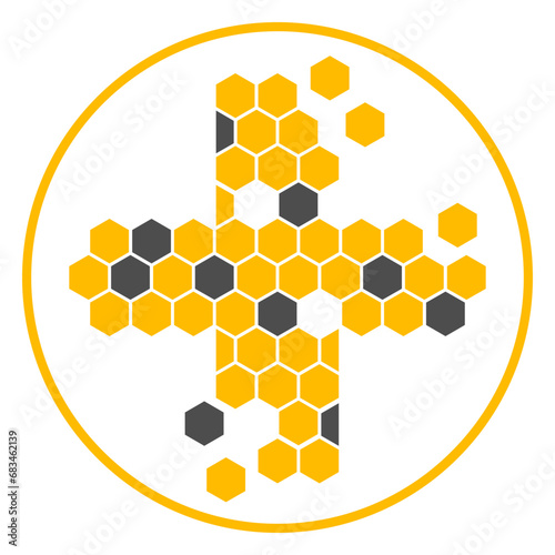 Propolis glycolic extract icon for labeling