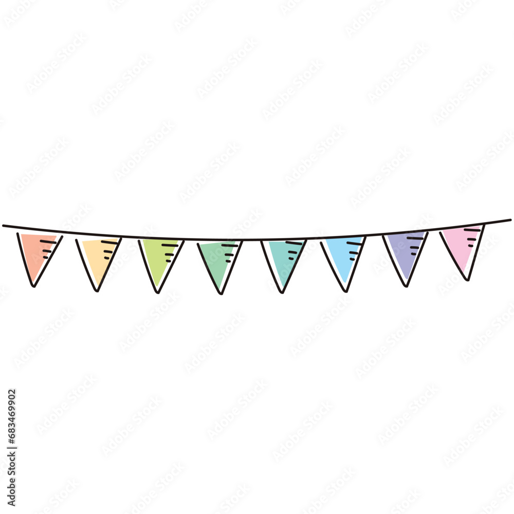 Obraz premium Party ornament sketch icon Vector