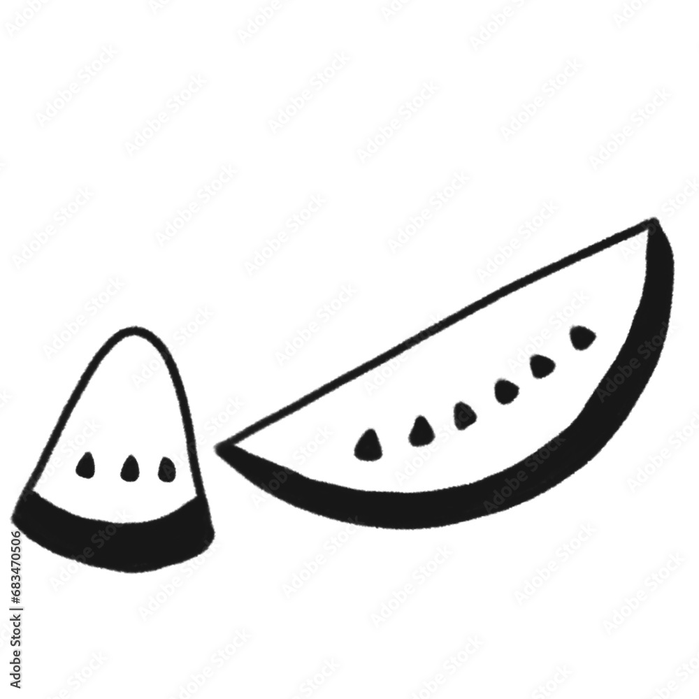 slice of watermelon slice of watermelon