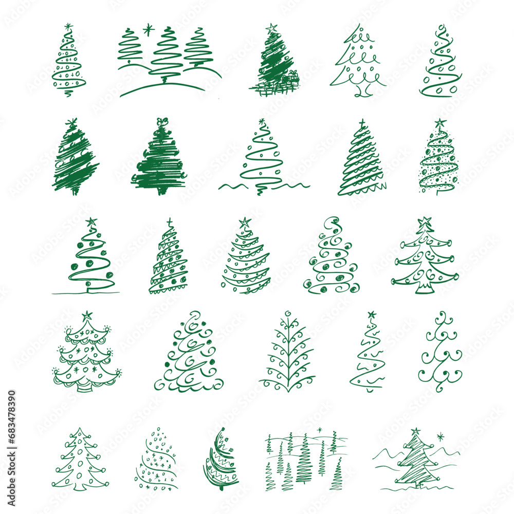 set of christmas trees christmas tree xmas tree set of christmas trees christmas tree xmas tree