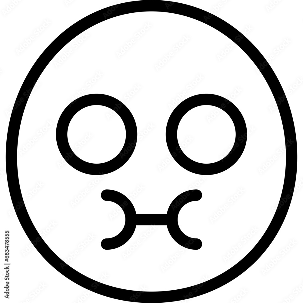 Sickness emoji icon Sickness emoji icon