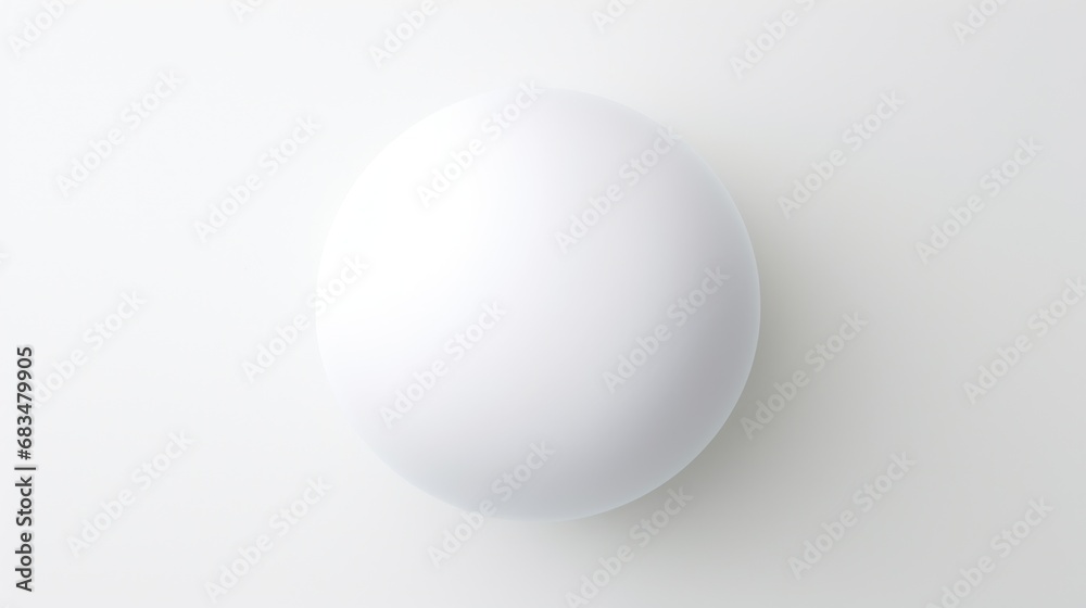  a white egg sitting on top of a white table next to a black and white clock on a white wall.