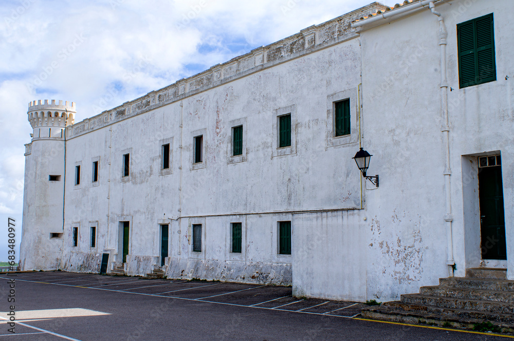 Fortress wall of the sanctuary of the virgin del toro.