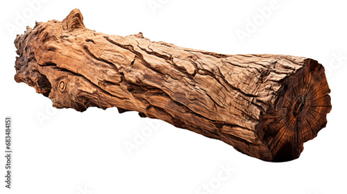 Tree trunk. Isolated on Transparent background.