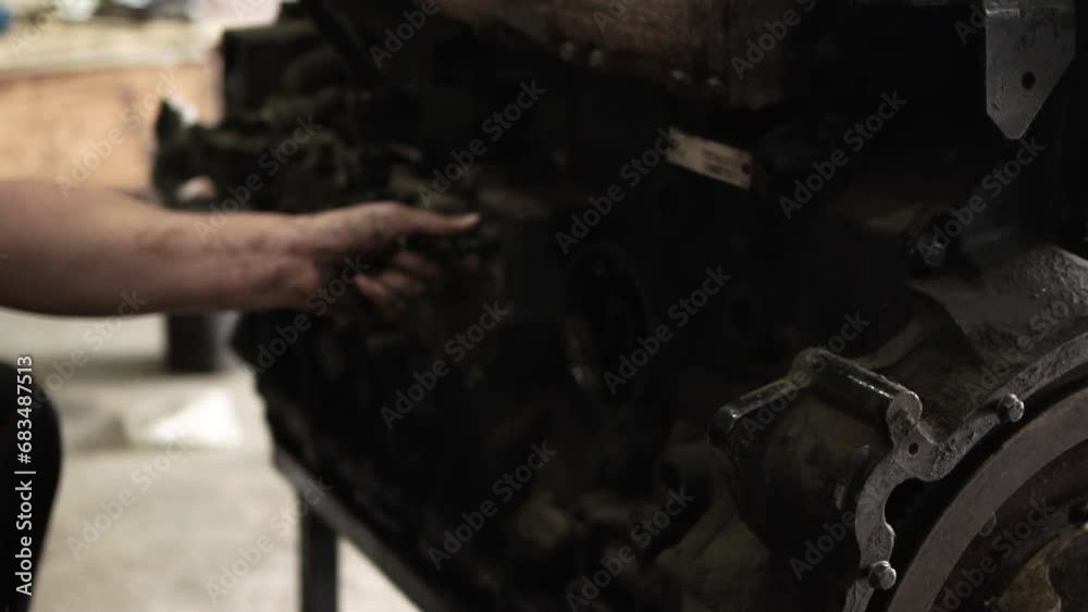 Diesel Engine Overhaul and Rebuild. Repair of the tractor engine Diesel Engine Overhaul and Rebuild. Repair of the tractor engine