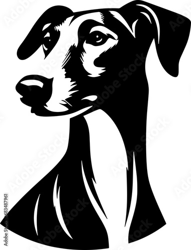 Lurcher dog icon 4