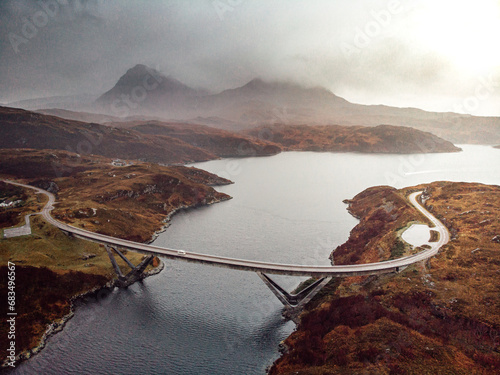 un pont en écosse - Kylesku Bridge