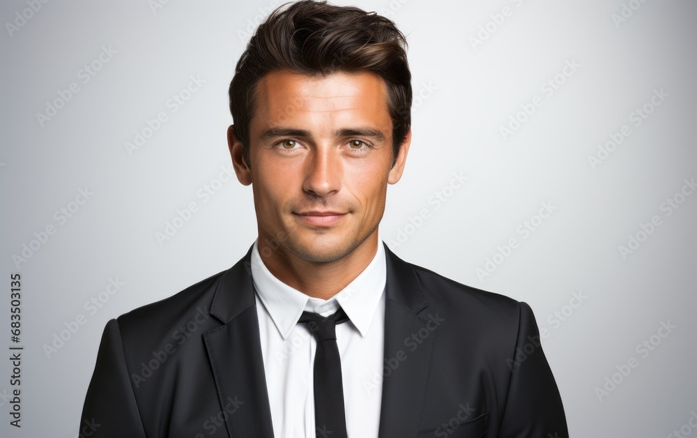 business portrait of an executive in full-face business portrait of an executive in full-face