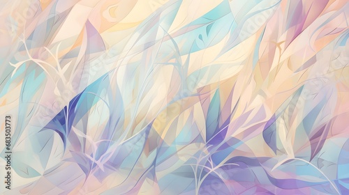 pastel background with abstract shapes in pastel colors