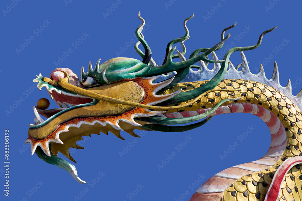 chinese temple dragon