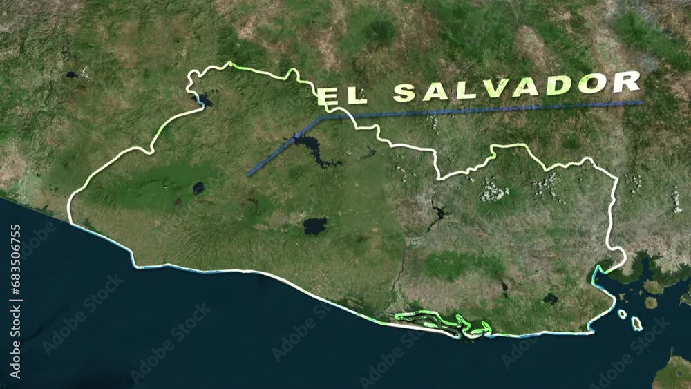 El Salvador World Map