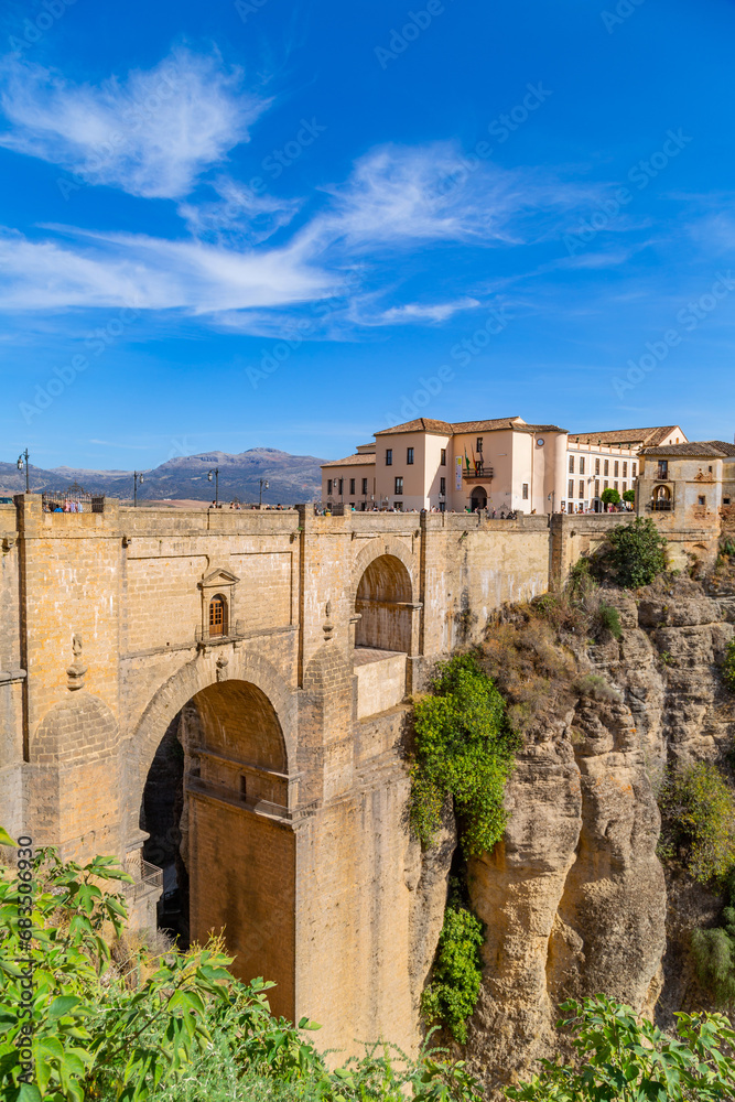 Famous new Roman Bridge Puente Nuevo