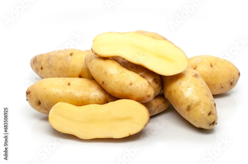 Frische Kartoffeln der Sorte 'La Ratte'