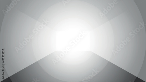 Photography A dark room in perspective with a light at the end