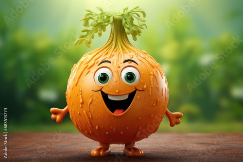 Adorable & Cute Onion Playful Vegetable Character Toy Brings Happiness