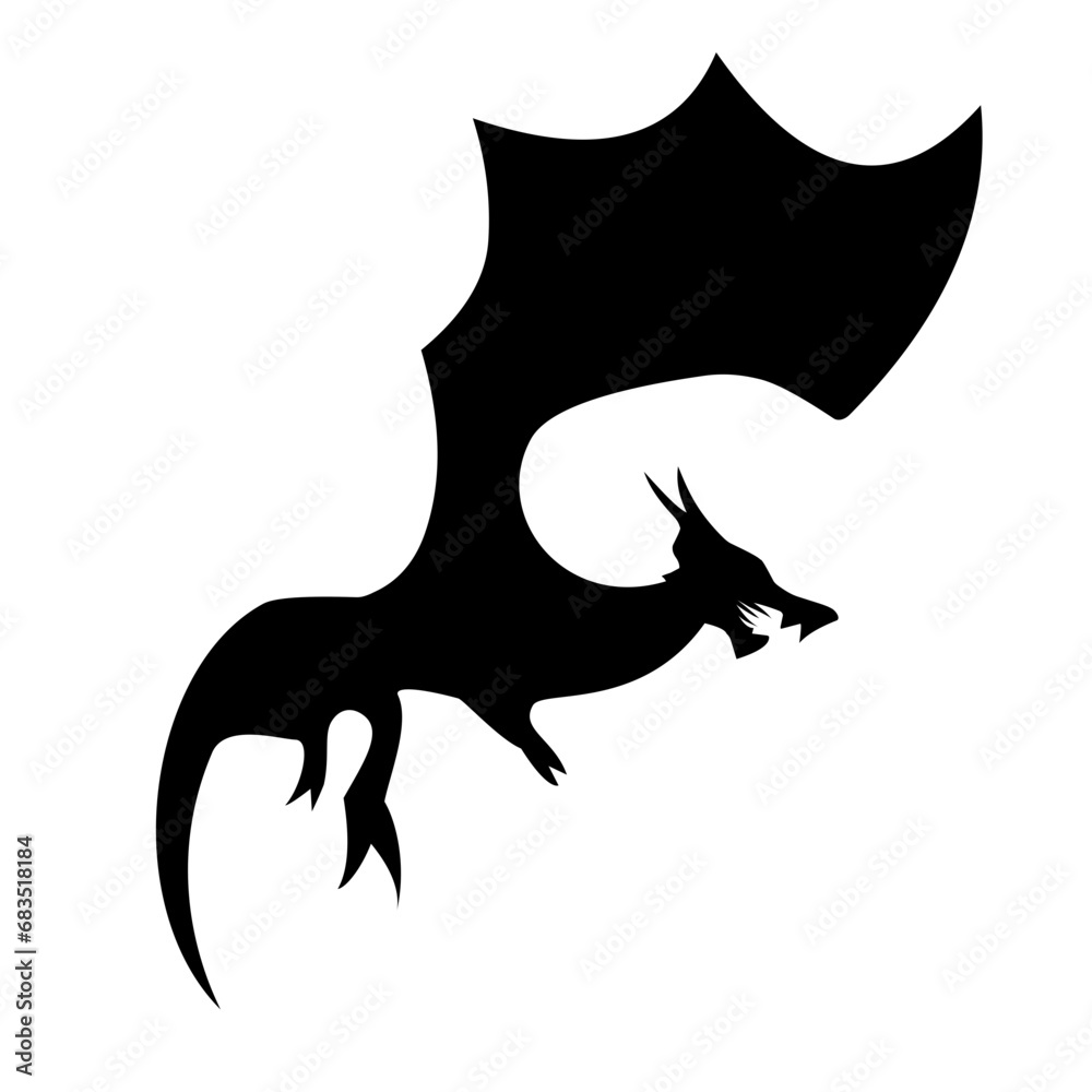 dragon silhouette dragon silhouette