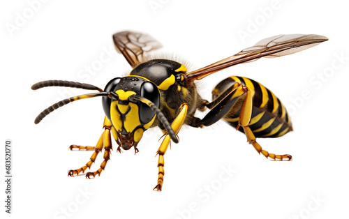 wasp isolated on white background © PNG 