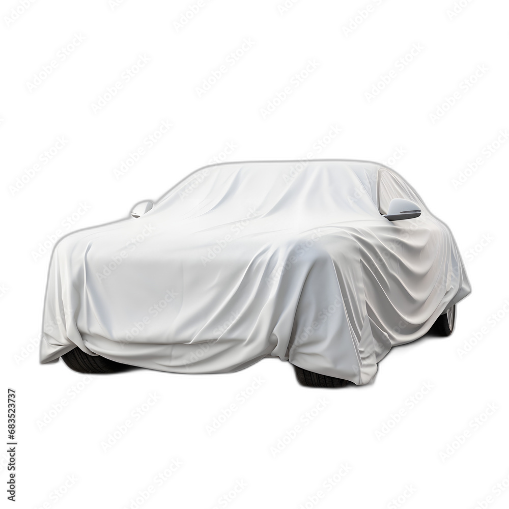 Car covers isolated on transparent or white background, png