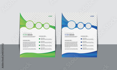 Creative brochure design, cover modern layout, flyer design ideas, poster, flyer in A4 with colorful triangles and file.church flyer design (ID: 683525552)