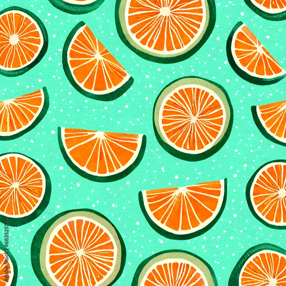 melon- seamless pattern melon- seamless pattern