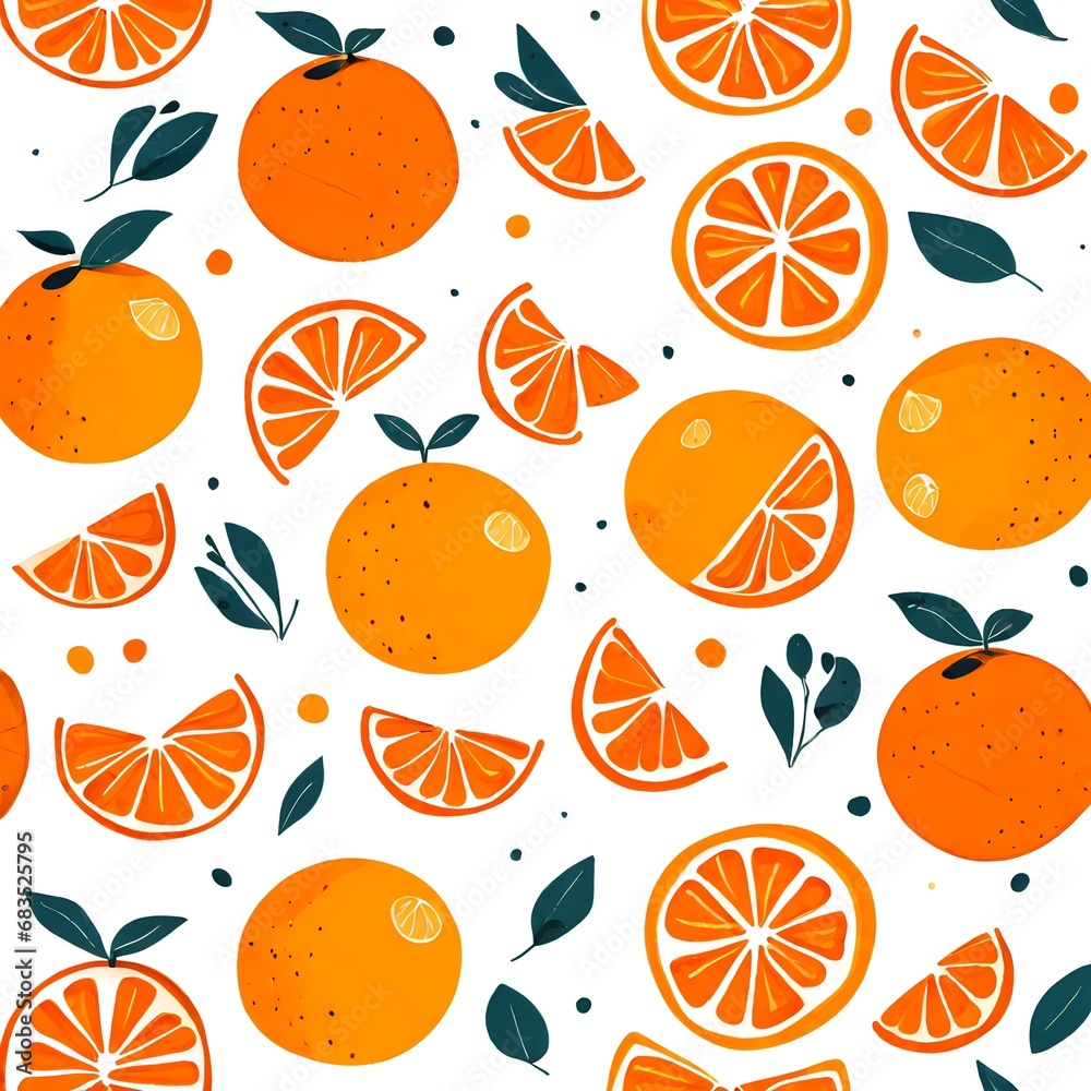 orange seamless pattern orange seamless pattern