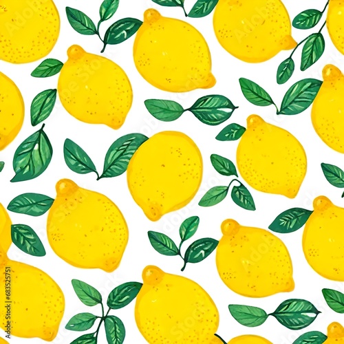  lemon seamless pattern 