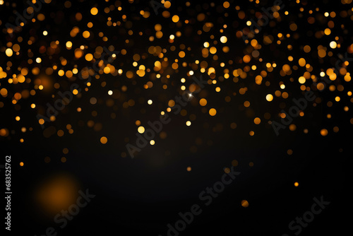Black and Gold Holiday Sparkle Banner