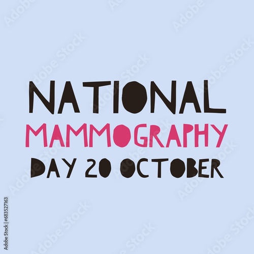 National mammography day 20 October world international 