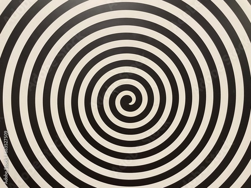 black and white spiral photo