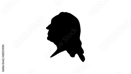 Anne Robert Jacques Turgot silhouette,