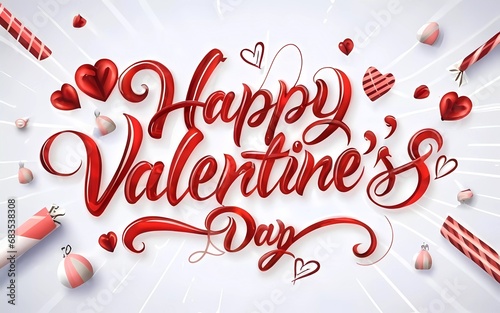 Happy Valentine's Day Background, Wallpaper, Illustration