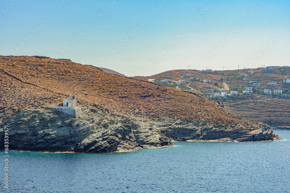 Coastal view of Serifos island, Greece